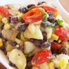 Black Bean Potato Salad with Oil Free Avocado Dressing