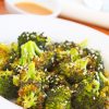 Roasted Broccoli with Sweet Miso Dressing