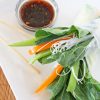 Crunchy Spring Roll with Creamy Ginger Spread