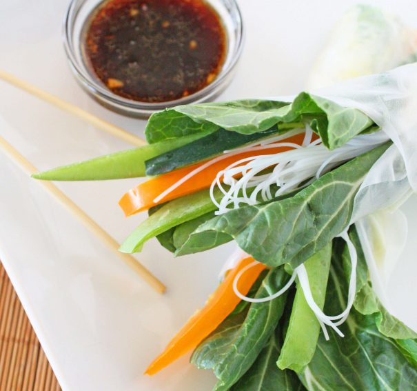 Crunchy Spring Roll with Creamy Ginger Spread