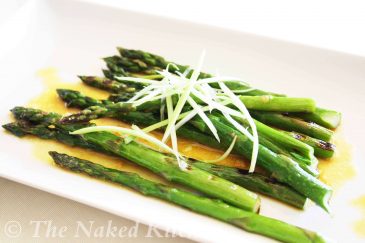 Grilled Asparagus with Sweet and Sour Dressing