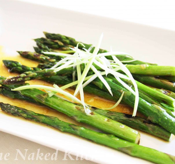 Grilled Asparagus with Sweet and Sour Dressing