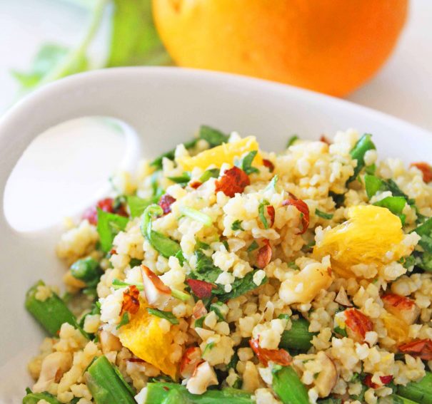 Millet with Arugula and Oranges