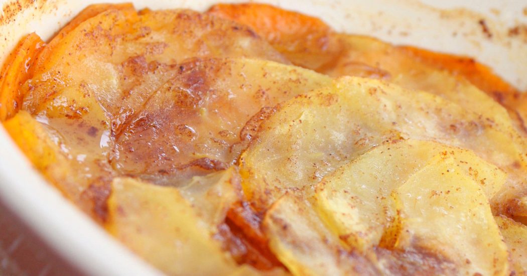 Scalloped Sweet Potato and Apple