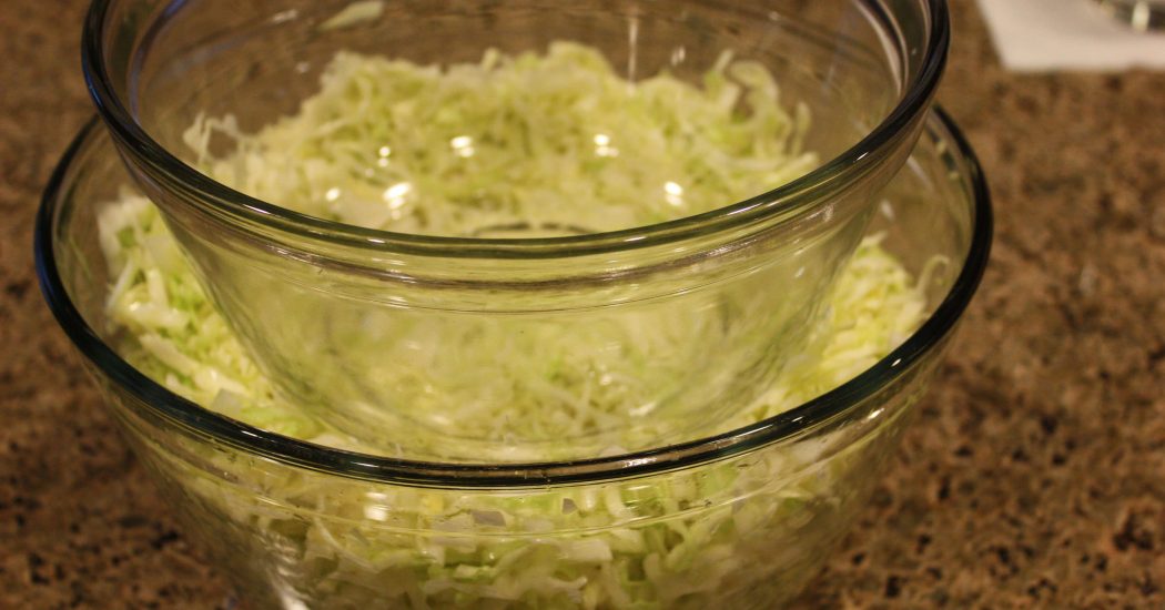 Simple Naked Sauerkraut